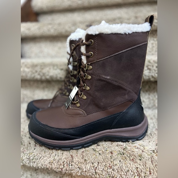 NWT UGG Koolaburra Men’s Waterproof Rostin Tall Snow Boots size 12 - Picture 3 of 13